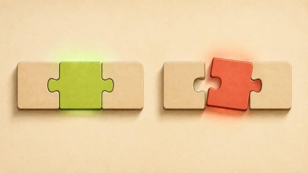 Comparison of dictate synonyms showing how word swaps change sentence meaning